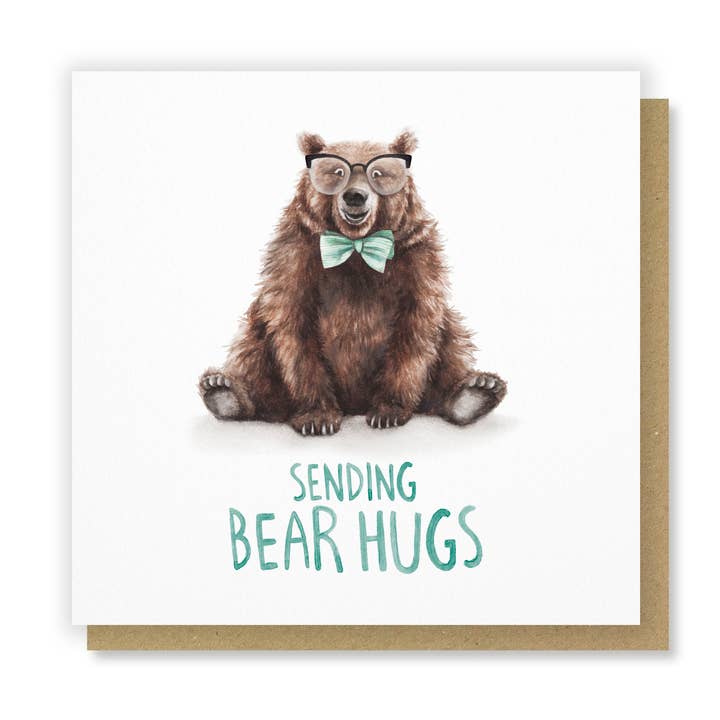 Tarjeta de felicitación «Sending Bear Hugs» para venta al por mayor de Citrus Bunn
