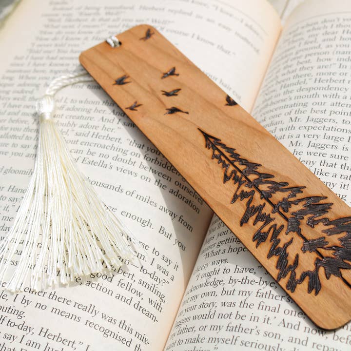Northern Dreams Design - Wholesale Bookmark - Tree Wood Bookmark1
