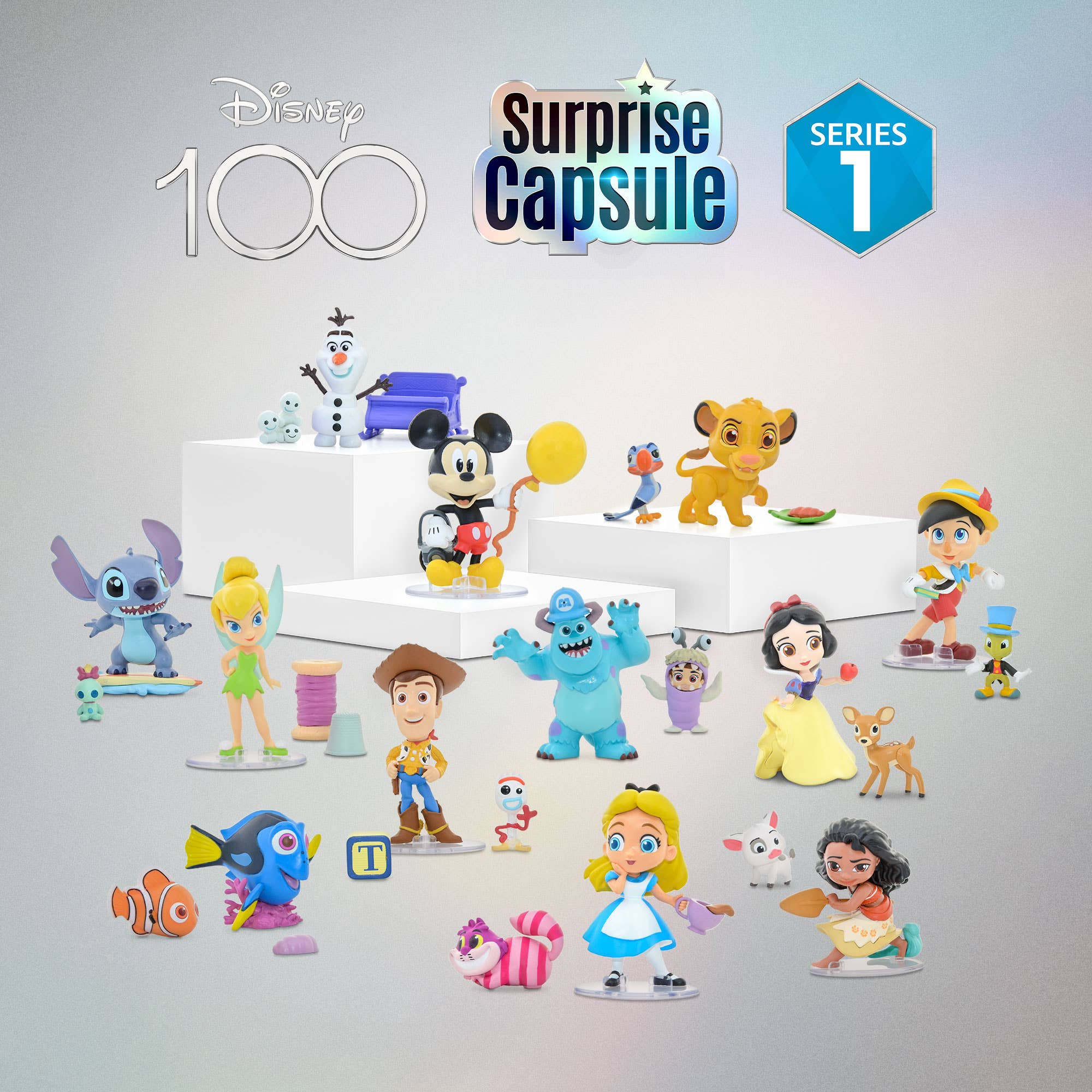 Wholesale YuMe Disney 100 Surprise Capsules Series 2 - PDQ (12