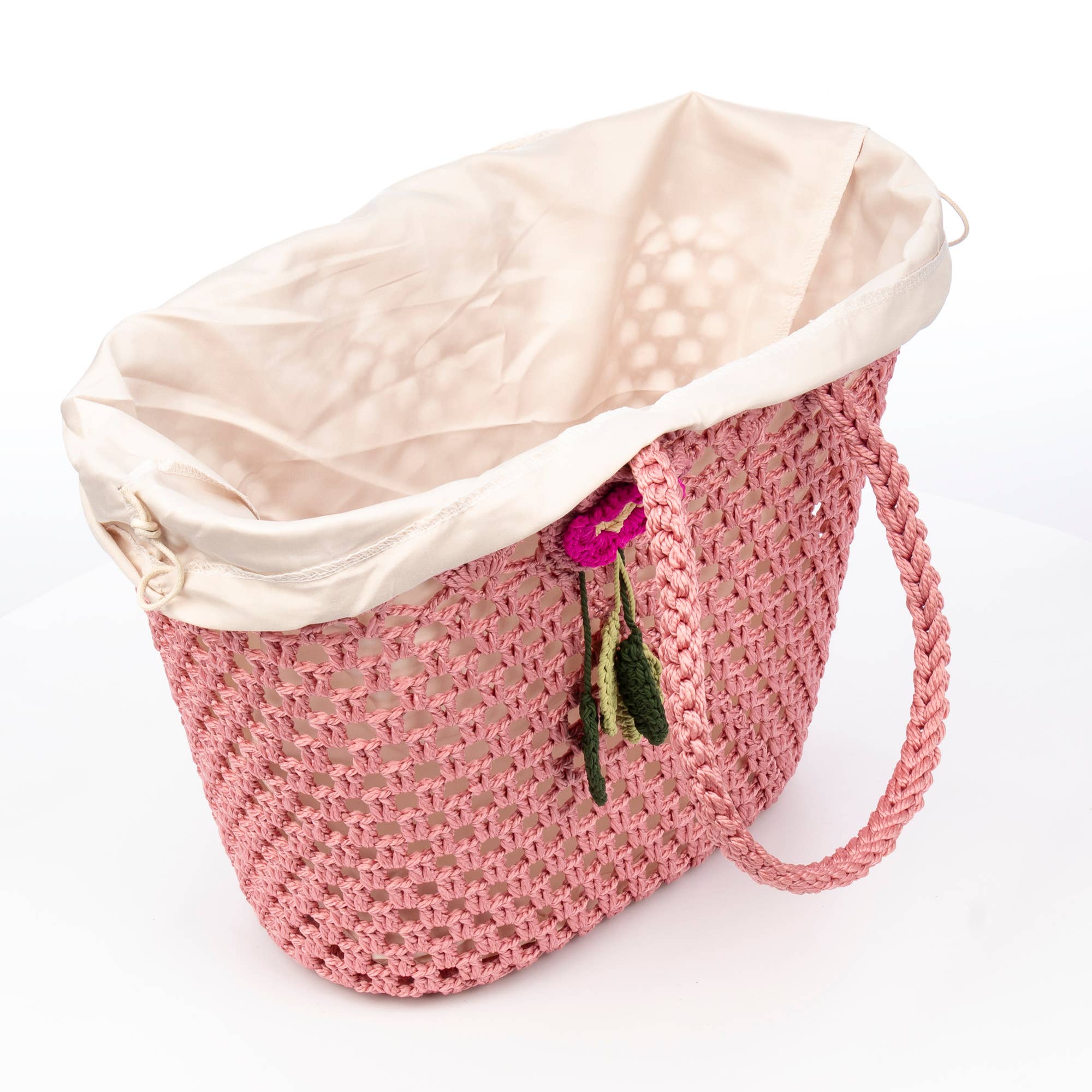 FIRENZE ARTEGIANI - Wholesale Beach Bag - Zeccone women's shoulder bag. Made of cotton, with tassel.19