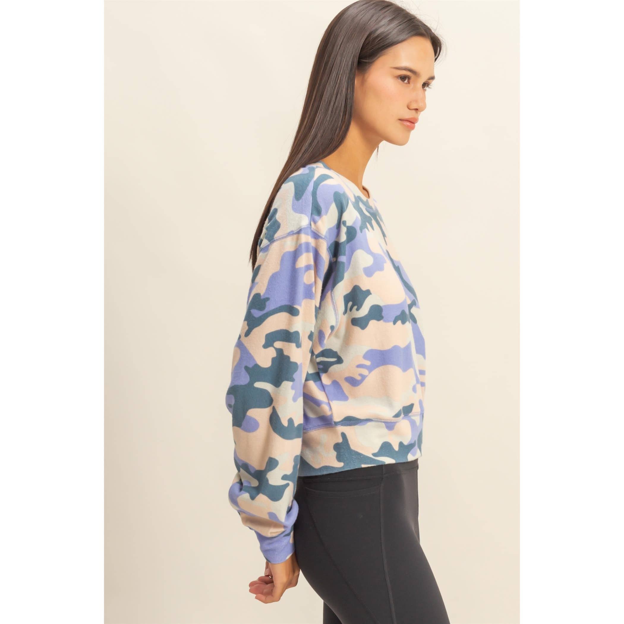 HYFVE - Vendita all'ingrosso Felpa - Donna - Felpa con stampa mimetica3