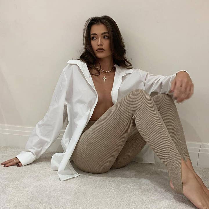 Lily Clothing - Wholesale Athletic/Lounge Leggings - Women's - SLIM-FIT YOGA PANTS STOMPING TIGHT SWEATPANTS