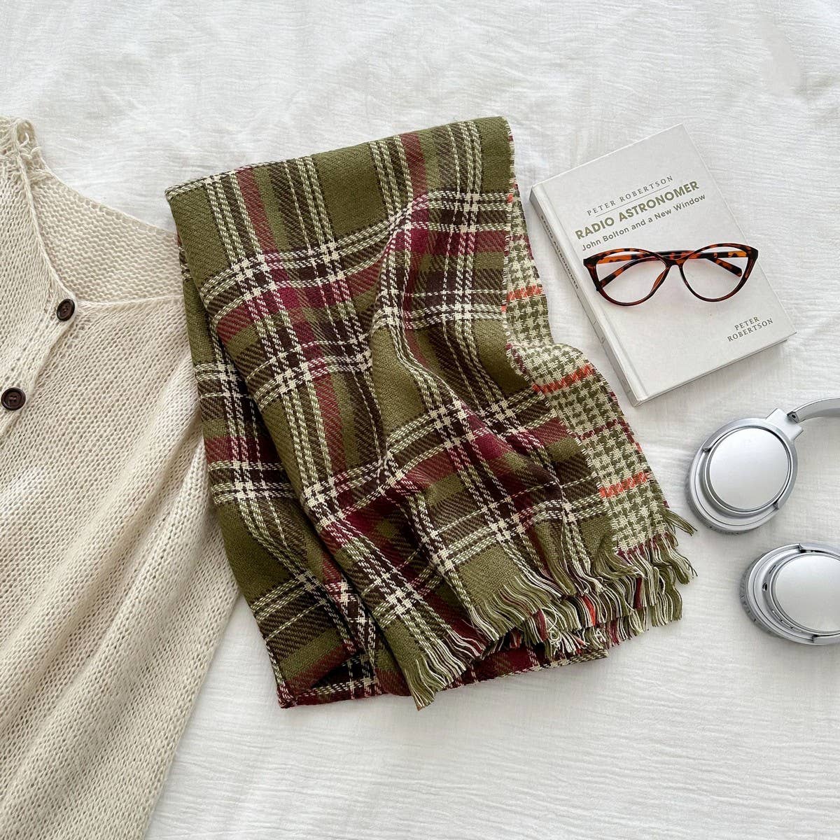 DOUBLJU - Wholesale Scarf - Women's - VERSATILE SWEET SOFT SCARF_CWASC031791