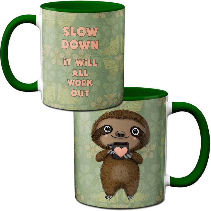 Slow Down Sloth Mug for wholesale by Pithitude