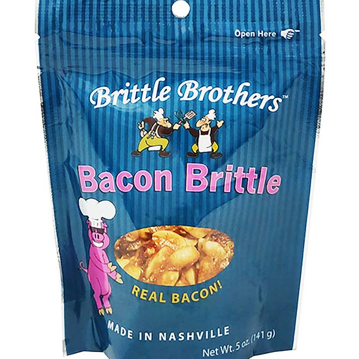 Brittle Brothers - Wholesale Brittle - Brittle Brothers Bacon Peanut Brittle - 5 oz. Bag