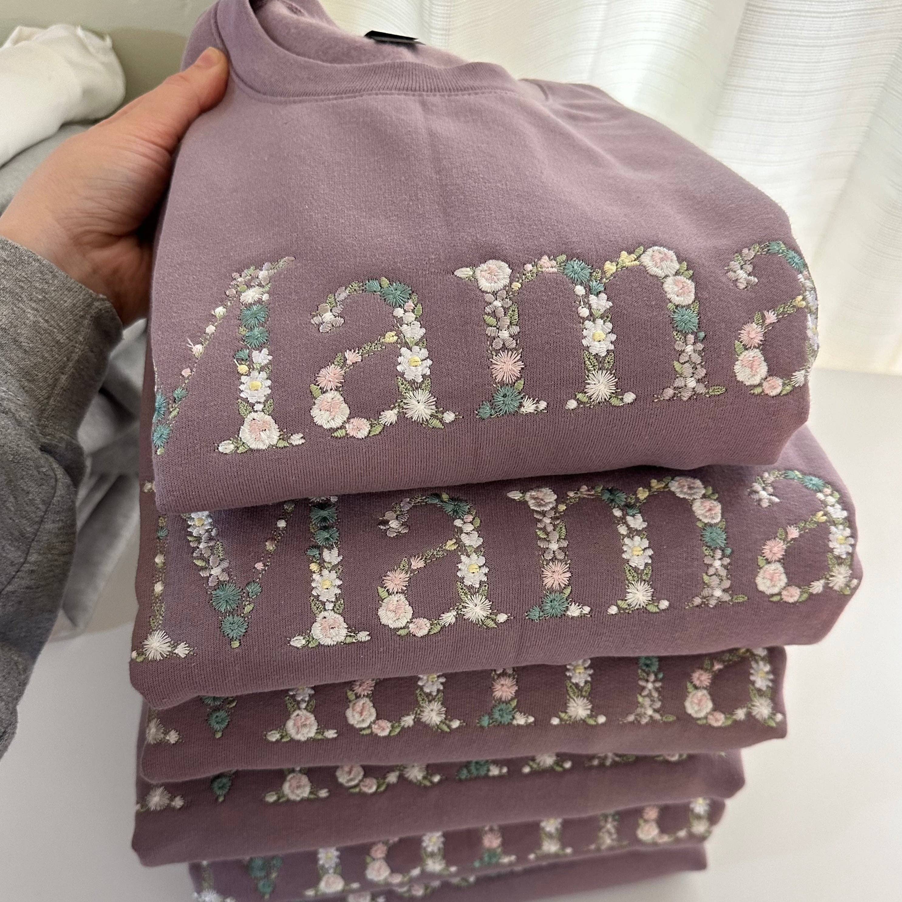 Belle Haven Co. LLC - Wholesale Sweatshirt - Women's - Floral Mama Crewneck2