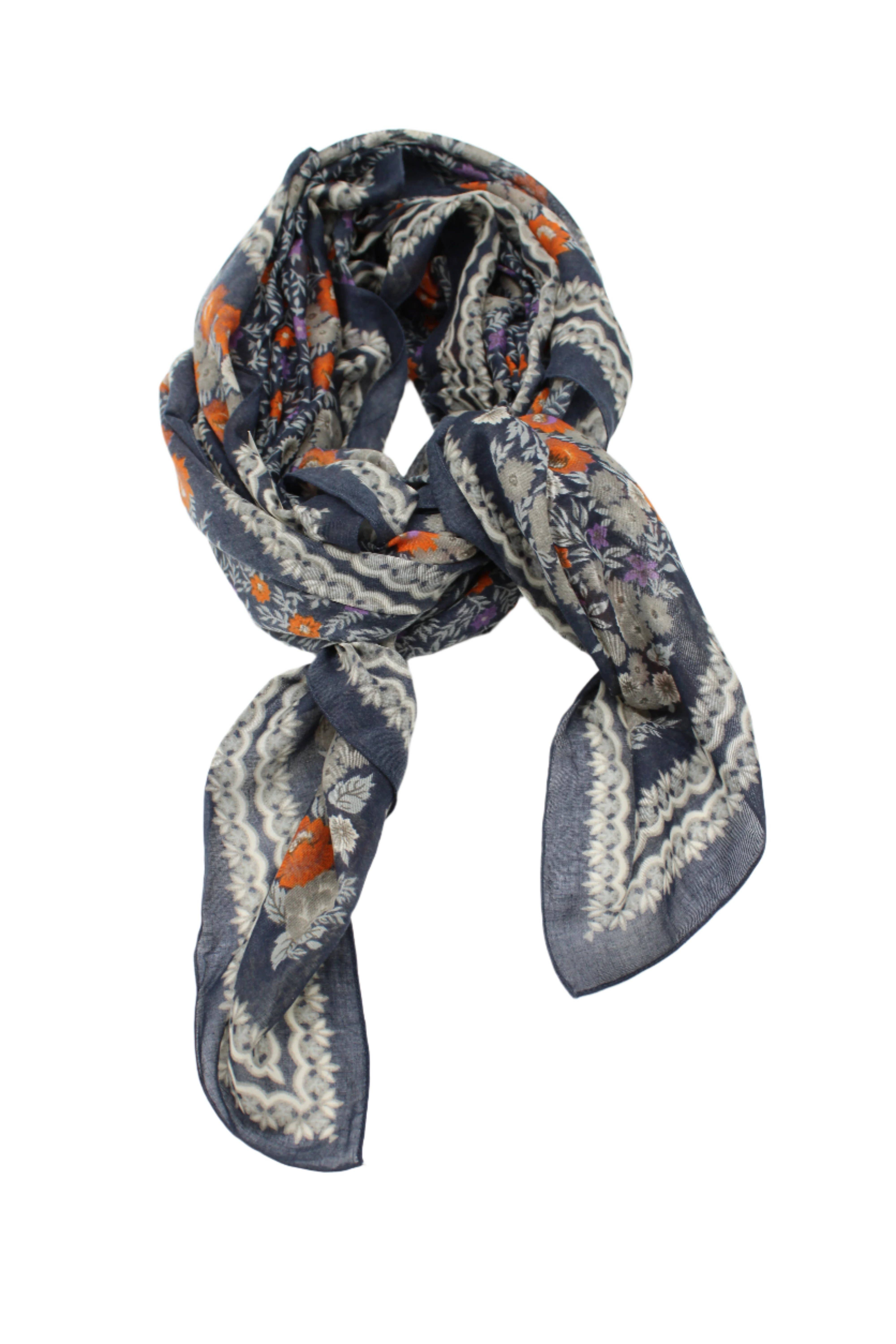 Shebobo - Wholesale Scarf - Women's - Sweet Meadow Floral Print Scarf Wrap10