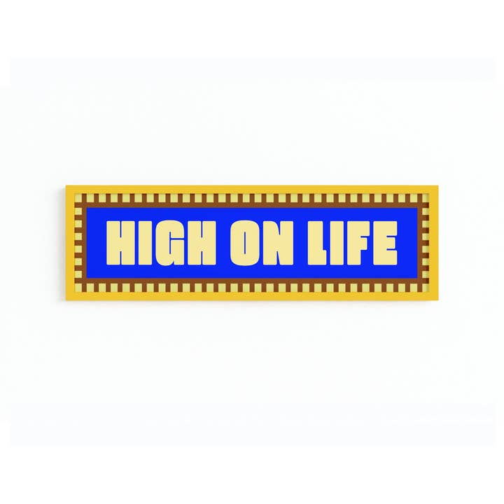 Maddison Ball Creative - Wholesale Art Print - High On Life Panoramic Framed Print8