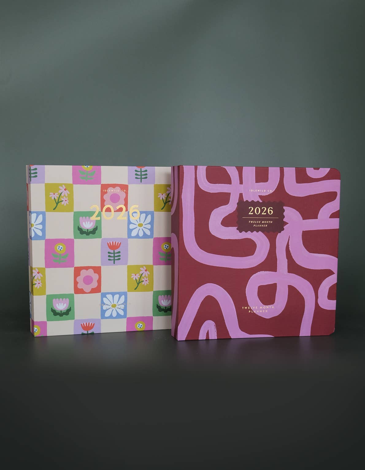 Idlewild Co. – wholesale Planerare – 2026 hård pärm planeringskalender, magenta mönster11