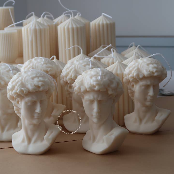 Jeune Home - Wholesale Novelty Candle - David - soy wax statue candle | Contemporary home decor 3