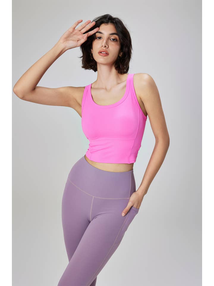 91thelabel - Vendita all'ingrosso Reggiseno sportivo - Donna - Reggiseno sportivo Nessa Longlined Modelled Cup3