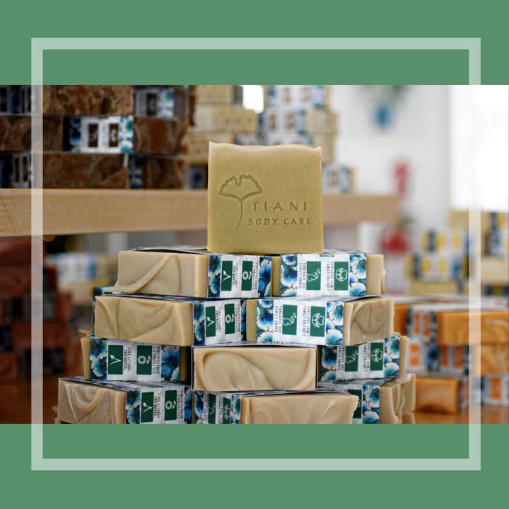 Tiani Body Care - Vente Pains de savon - Savon : Sauge menthe poivrée2