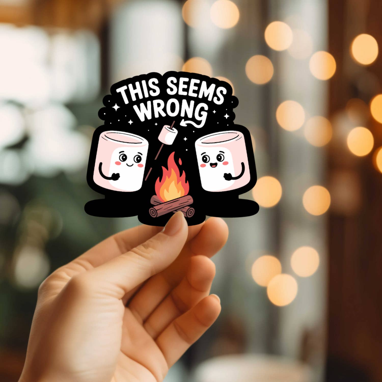 Mystical Monkey Toes - Wholesale Sticker - This Seems Wrong Vinyl Sticker