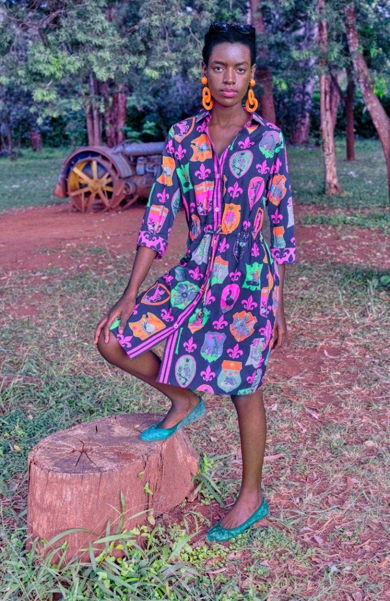 Gretchen Scott LLC – wholesale Dress – Women's – Shirtwaist Pulley Dress - Siena9