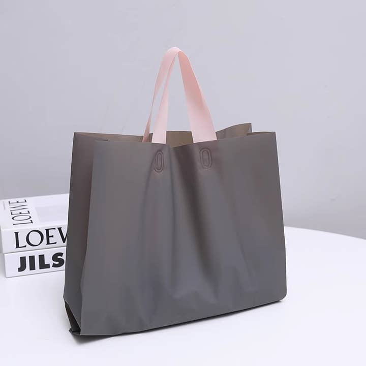 ByHome - Wholesale Gift Bag Set/Pack - 50pcs, 3 Dual-colors Premium Frosted square PVC Gift Bags