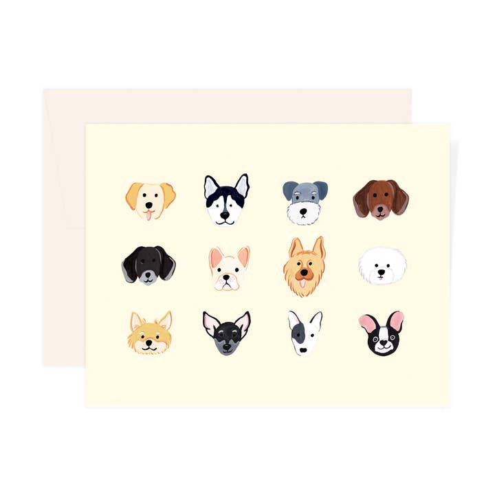 Dogs Card for wholesale by Paige & Willow