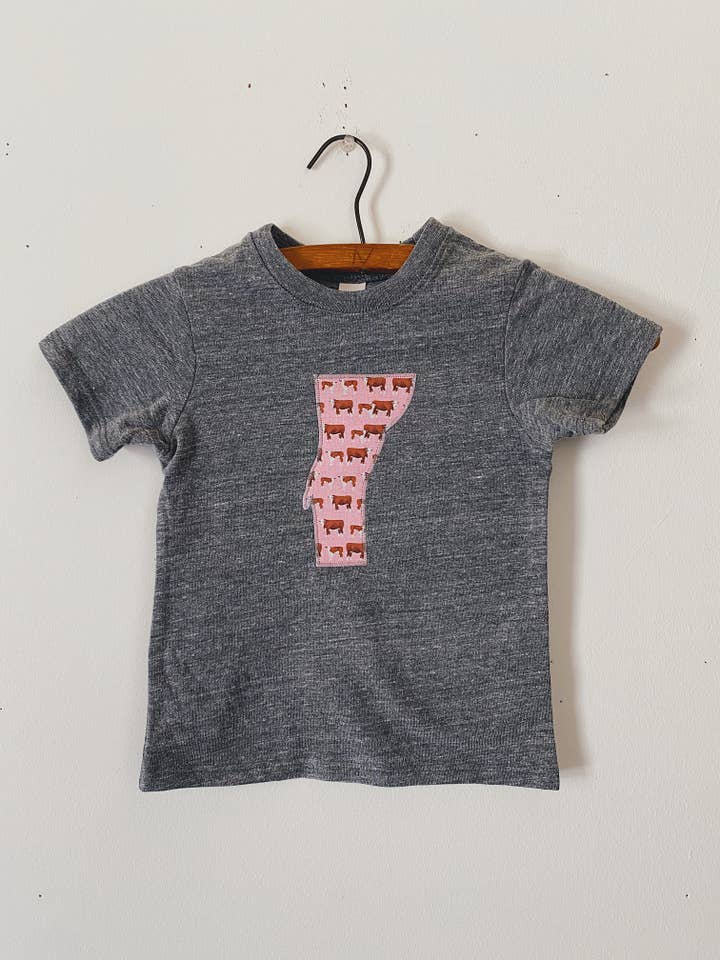 T-shirt pour tout-petit Vermont - Gris pour la vente par Vermont Tribe