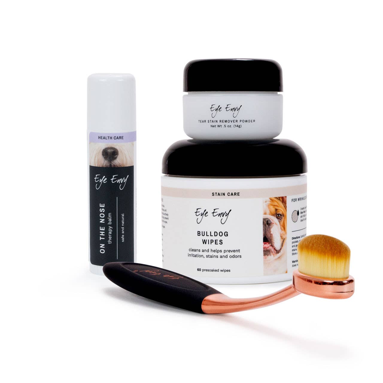 Eye Envy - Vente Kit de toilettage – chien - Eye Envy Kit de soin des plis et du nez pour bouledogue6