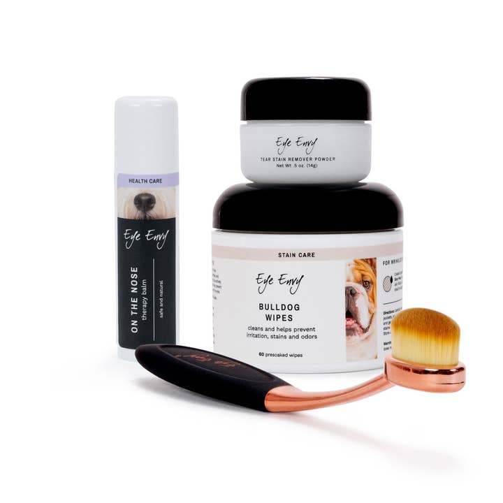 Eye Envy - Vente Kit de toilettage – chien - Eye Envy Kit de soin des plis et du nez pour bouledogue6