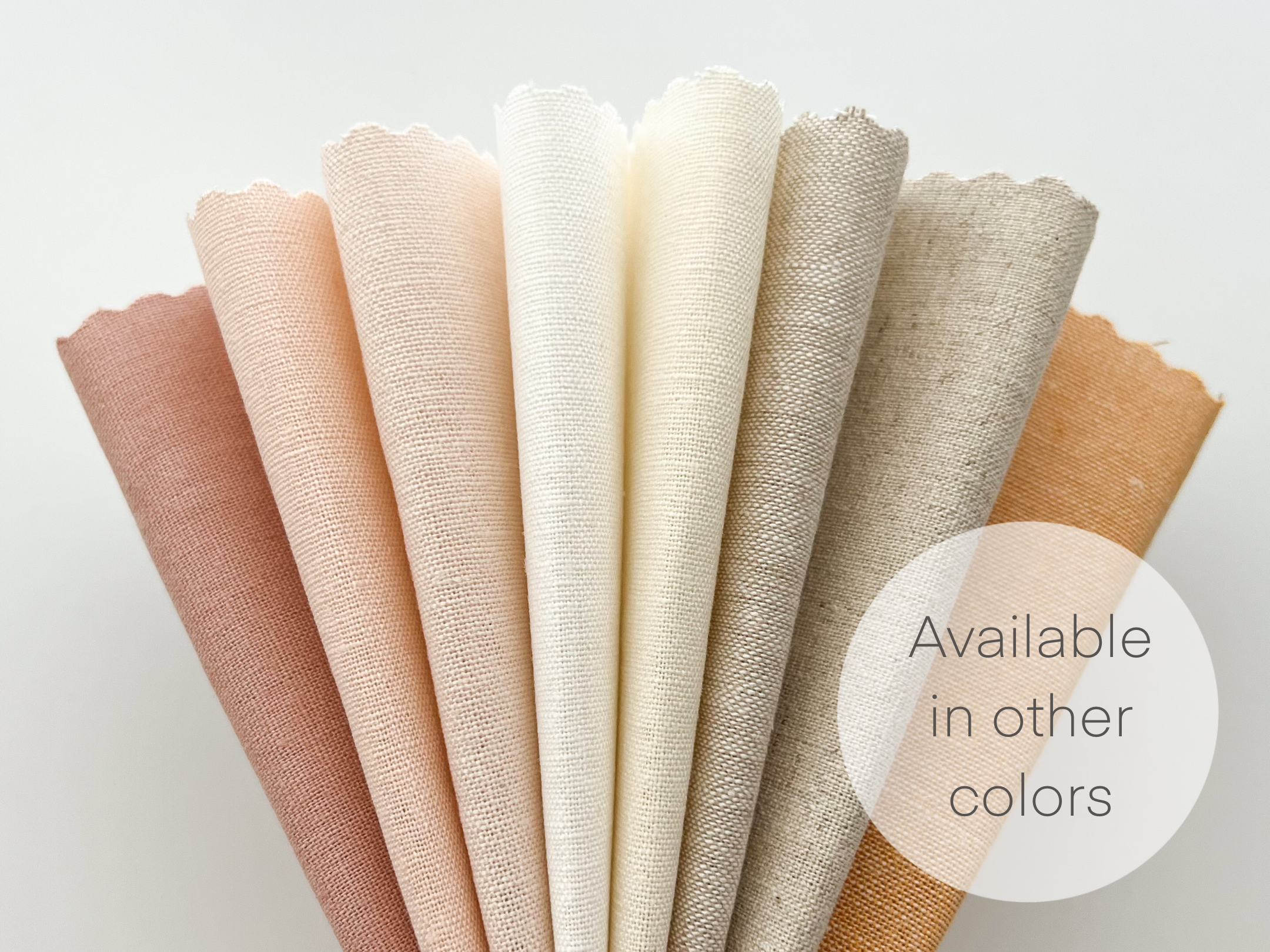 Matryoshka Doll Shop - Wholesale Embroidery/Cross Stitch Supplies - Embroidery fabric bundle, linen blend embroidery fabric pack7