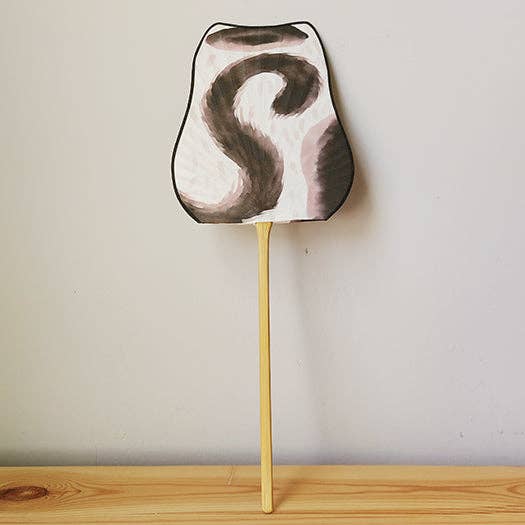 wagumi - Wholesale Handheld folding fan - Handmade Cat Marugame Fans7