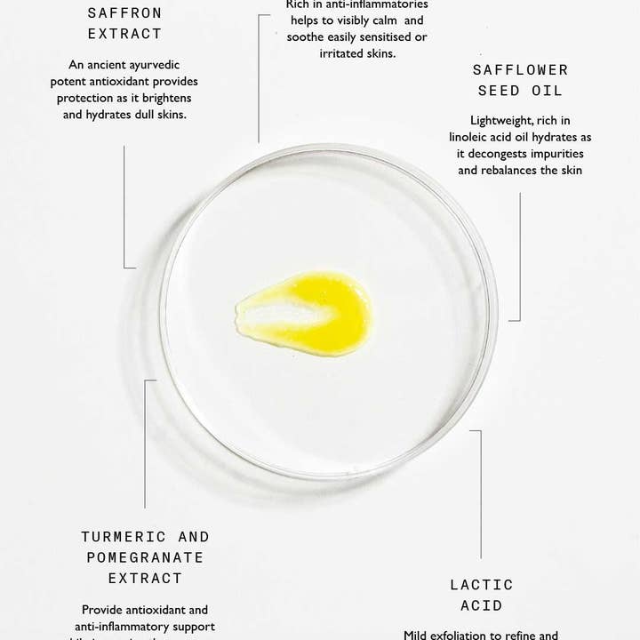 Sachi Skin - Wholesale Facial Cleanser - Saffron Luminous Cleanser - 120ml5