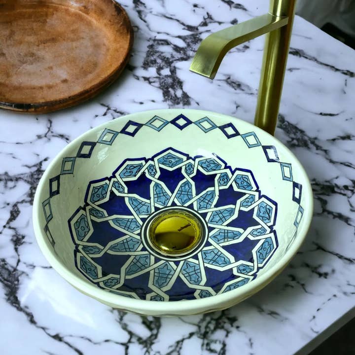 Moroccan Sink - Wholesale Bathroom accessory set - Handmade Moroccan Sink Bowl