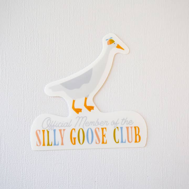 Emily Ervin Design Co. - Wholesale Sticker - Silly Goose Club - Laminated Vinyl Phone / Laptop Sticker3