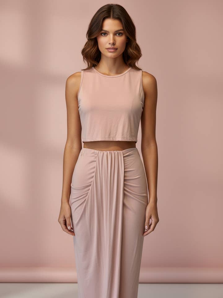 NUDE PINK SET 7878 for wholesale by EMMA WU DESIGN