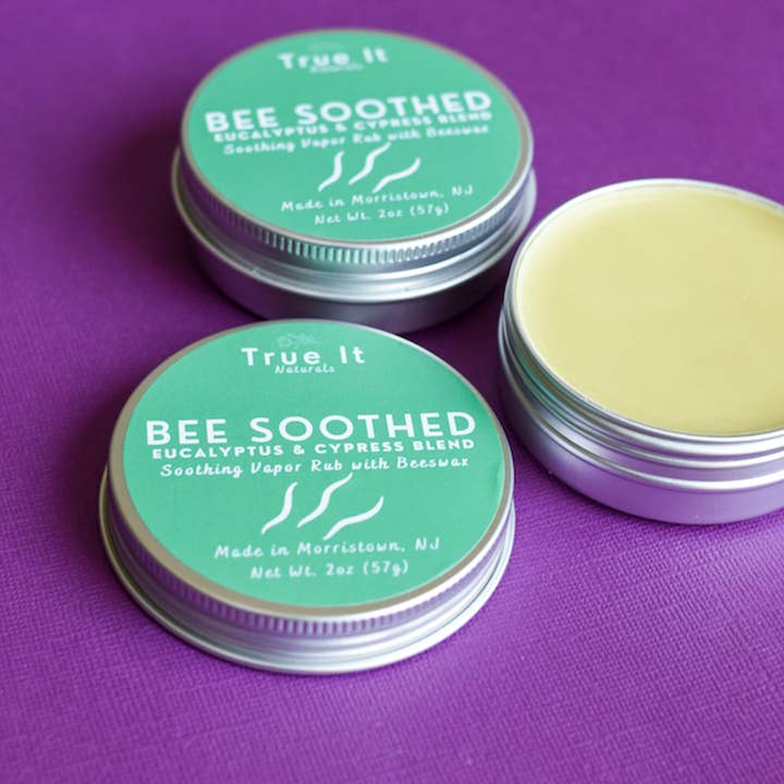True It Naturals - Wholesale Healing salve/balm/cream - Eucalyptus Chest Rub - BEE SOOTHED | Natural Vapor Rub5