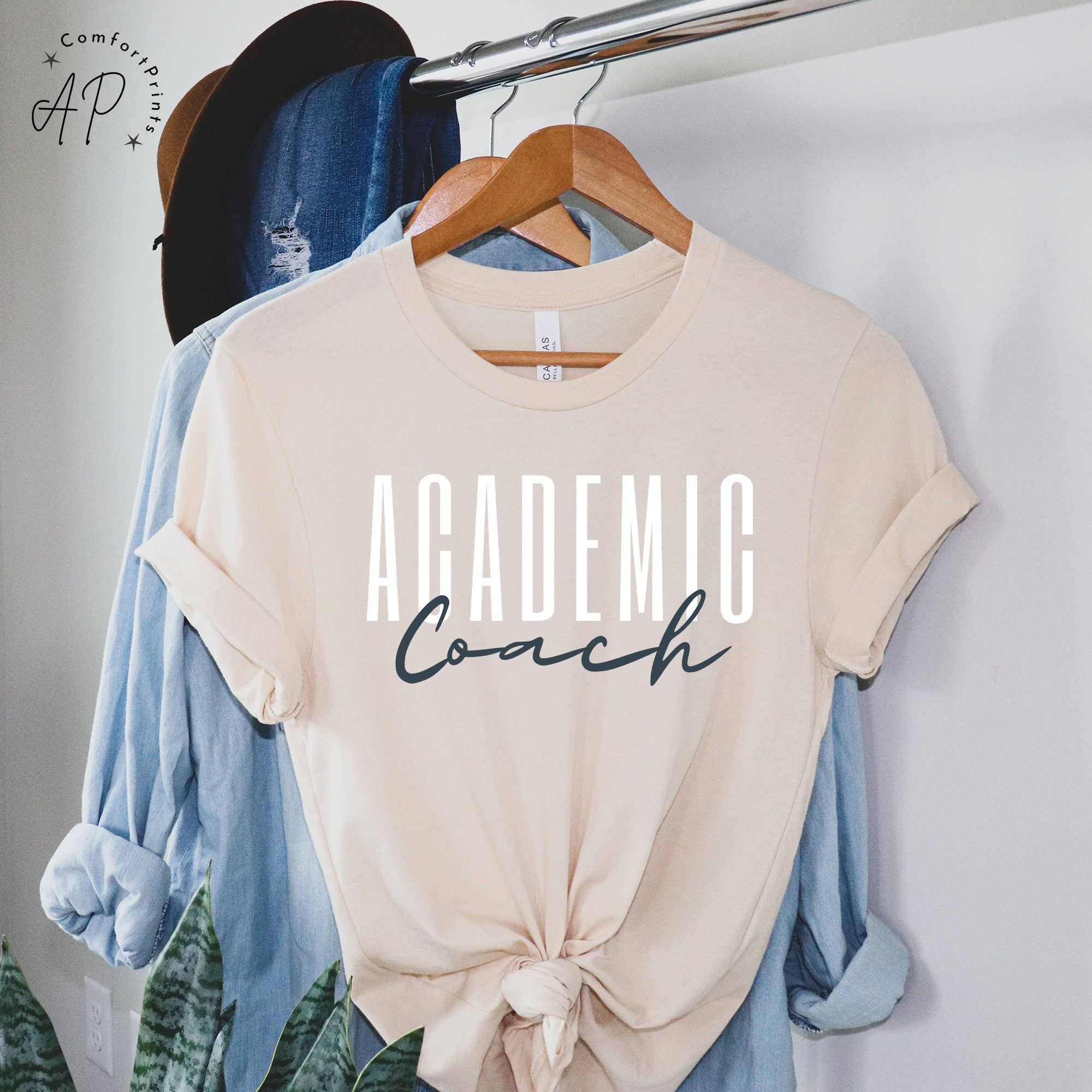 APComfortPrints - Wholesale Screen Printed T-Shirt - Unisex - Academic Coach Shirt, Instructional Coach T-Shirt1