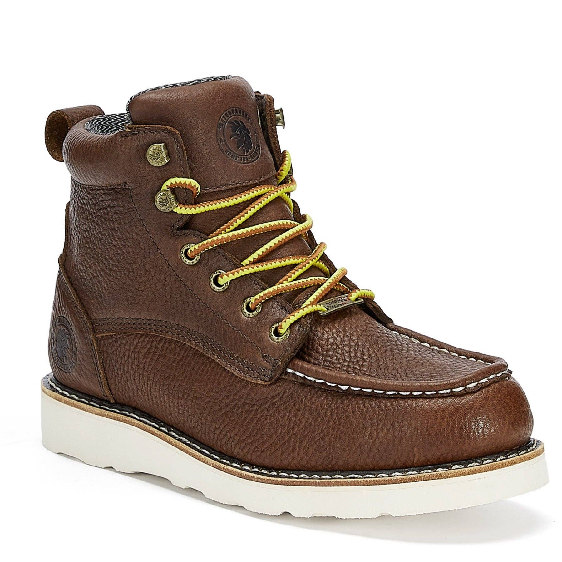 Rock Rooster Footwear - Venta al por mayor Botas - Unisex - Botas de trabajo ROCKROOSTER Walker con cuña impermeables de 6 pulgadas, punta blanda, resistentes al aceite ASTM 2892 con suela Vibram® VAP360II0