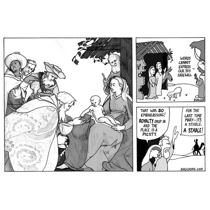 Bloemaert Religiöse Weihnachtskunstkarten für den Großhandel von Duggoons Greeting Cards