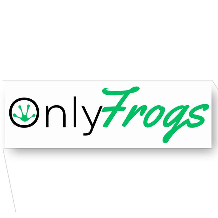 Philly Frogs - Wholesale Sticker - Only Frogs Bumper Sticker