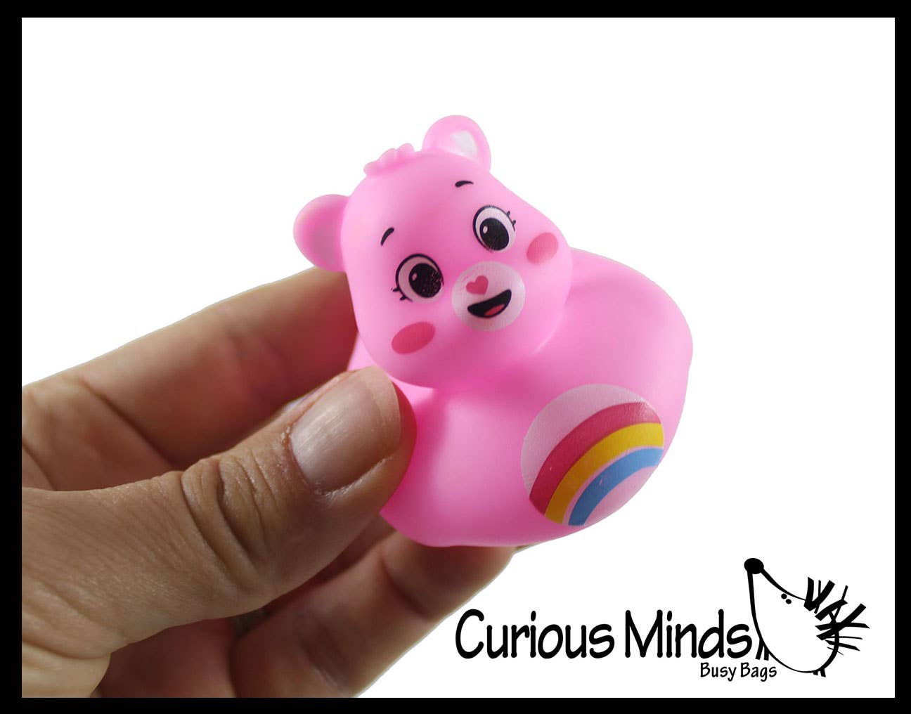 Curious Minds Toys - Wholesale Bath Toy - Baby - 1 Care Bear 2" Rubber Ducks - Rubber Duckies - Cute Novelty 5