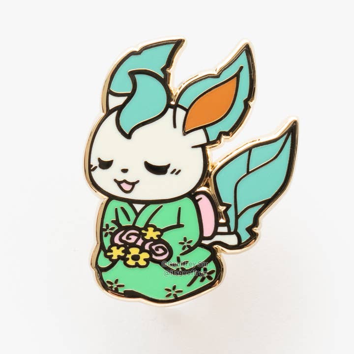 Geoffrey Siu Art LLC - Wholesale Lapel Pin/Button - Teaveelution Pokema'am Hard Enamel Pins6