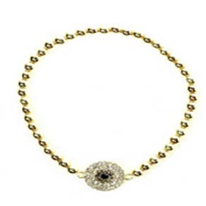 Pulseira Elástica com Centro de Alvo de Touro com Joias de Cristal 622B0341 por atacado de Zirconmania Wholesale Fashion Jewelry