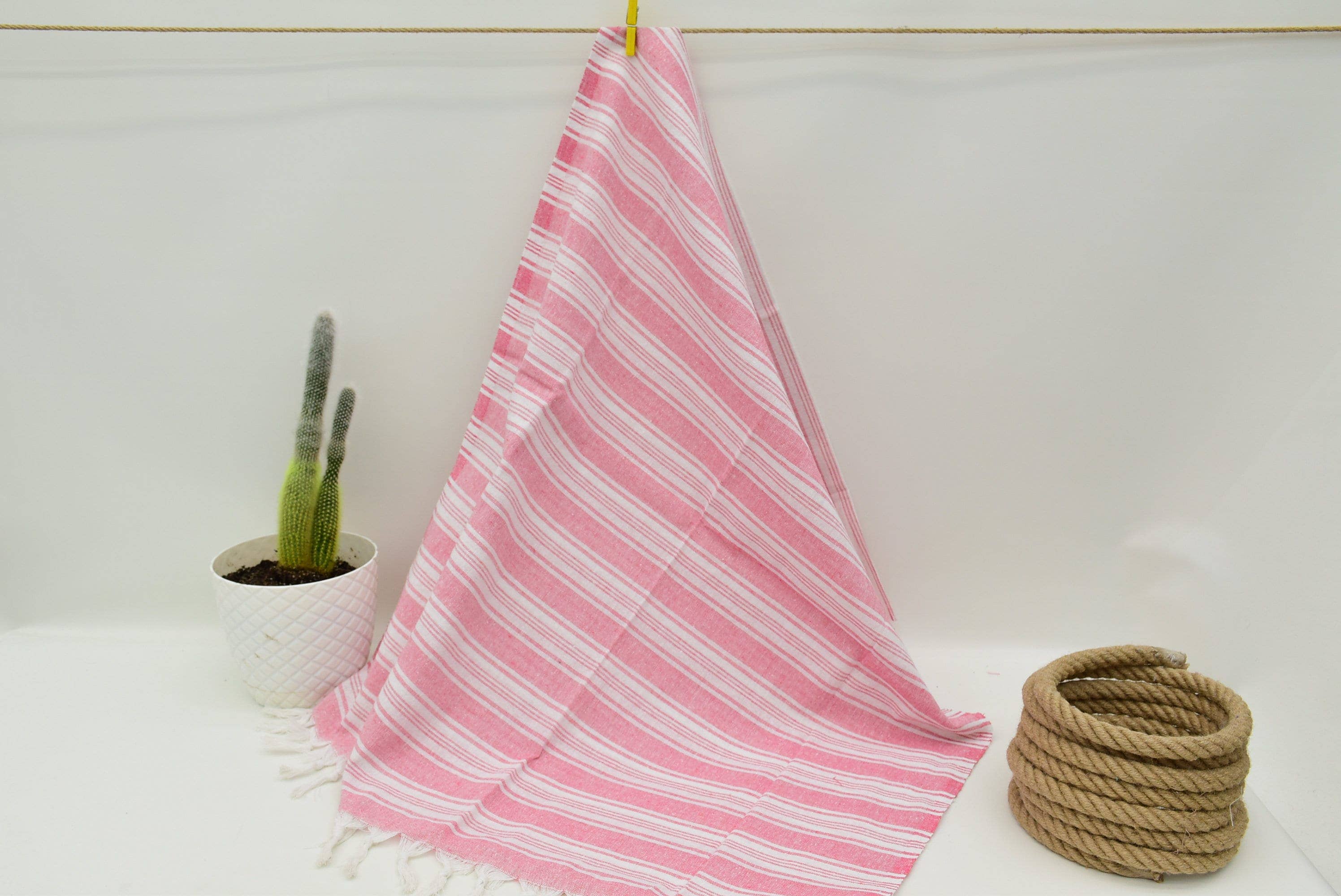 Organic Turkish Towels – Großhandel Badehandtuch – Badetuch, Pinkes Türkisches Handtuch 81x160 cm6