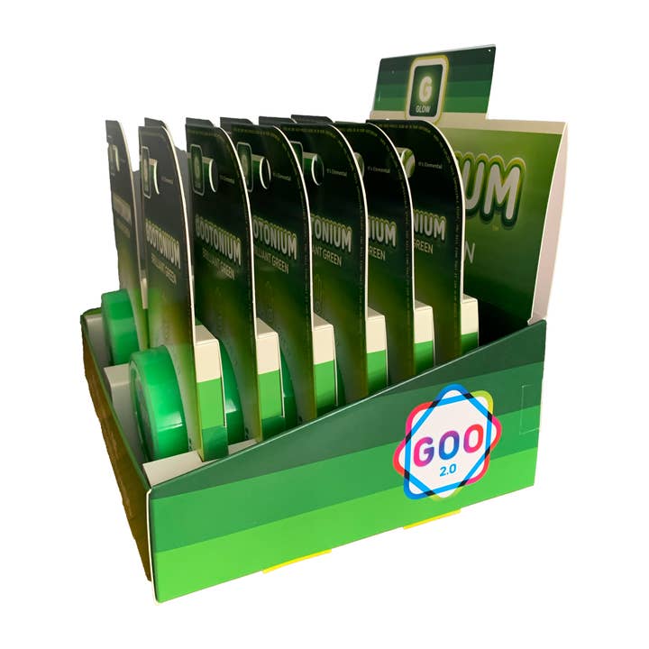 Copernicus Toys - Vente Pâte ingénieuse/slime – enfant - Grand Gootonium : mastic vert brillant brillant - 50 g