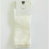 Cotton Socks – Engroshandel Strømper - Børn og baby – MA100 høje sokker med ribkant i perlestrik, 100 % bomuld13