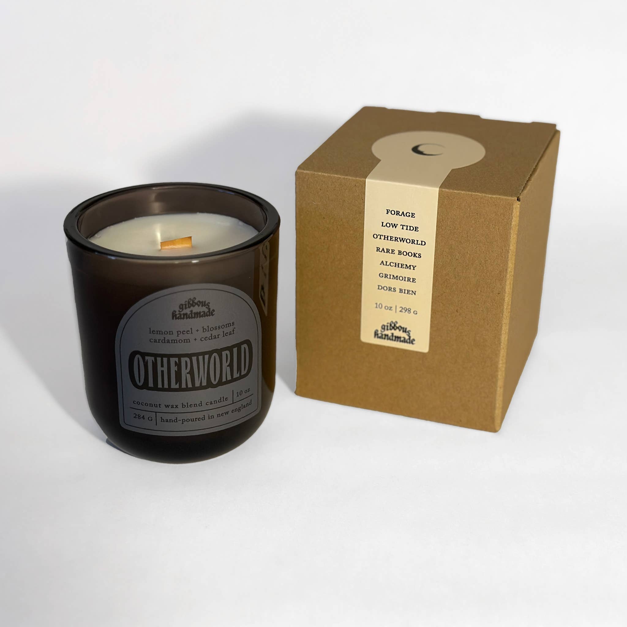 Gibbous Handmade - Wholesale Jar/Filled Candle - OTHERWORLD Candle | Light Woods, Blossoms, Lemon + Cardamom2