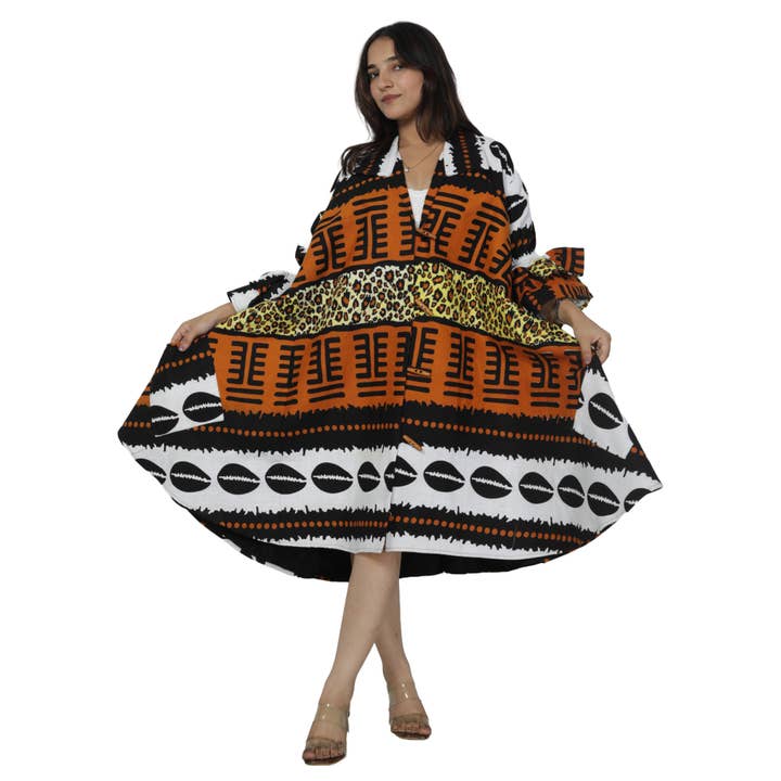 Women's Toggle Ruffle Sleeve Jacket -- FI-3144 for wholesale by African Stars