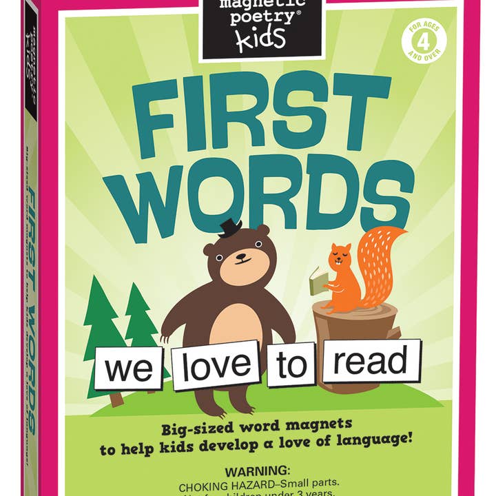 First Words Magnetic Poetry Kit for Kids for wholesale by Magnetic Poetry