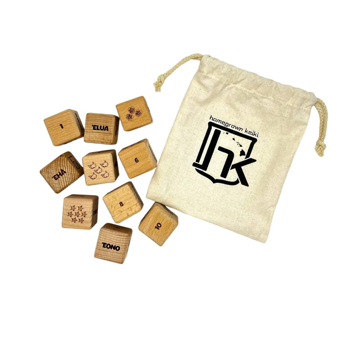 Homegrown - Wholesale Wood Toy - Kids - KAINA HELU BLOCKS