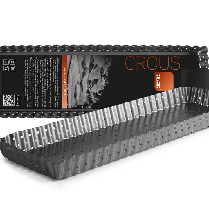 Ibili - Wholesale Baking Dish - IBILI - Crous perforated rectangular mold 35x11