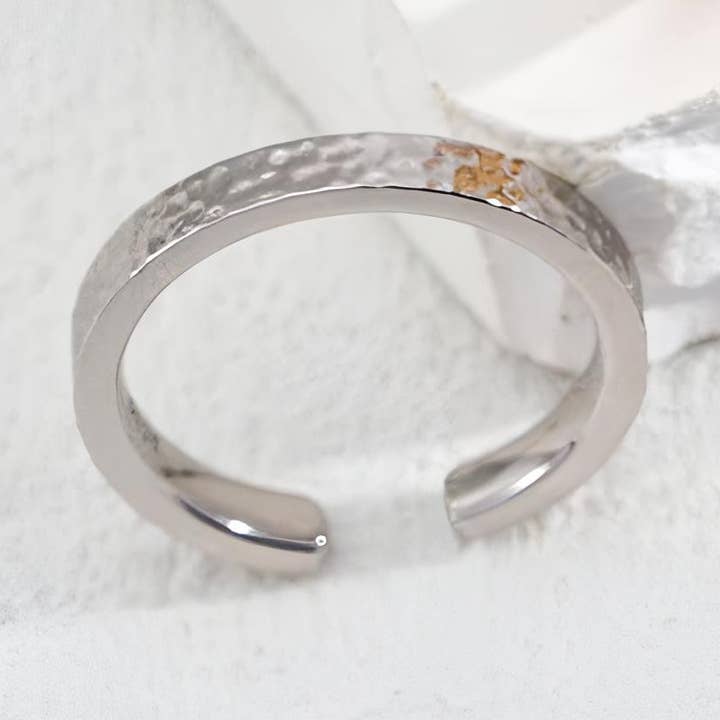 Anello Vintage Semplice Regolabile in Argento Sterling per la vendita all'ingrosso da parte di La Solana Design