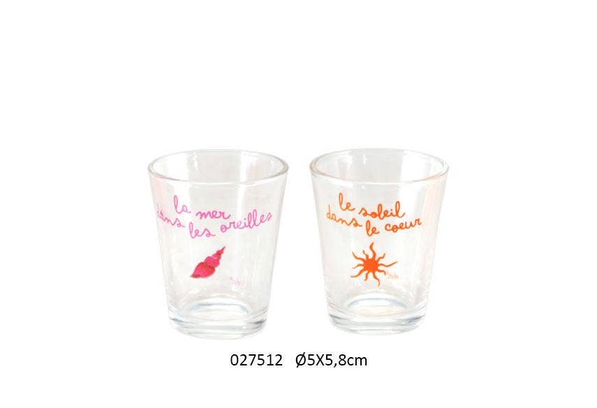 Faye - Wholesale Shot Glass - Calanca Shot Glass Ø5 X 5.8 cm / 50 ml / Set of 2