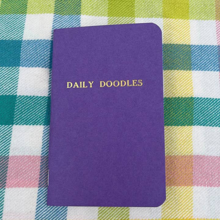 Daily Doodles Pocket Notebooks for wholesale by Scallywag Letterpress