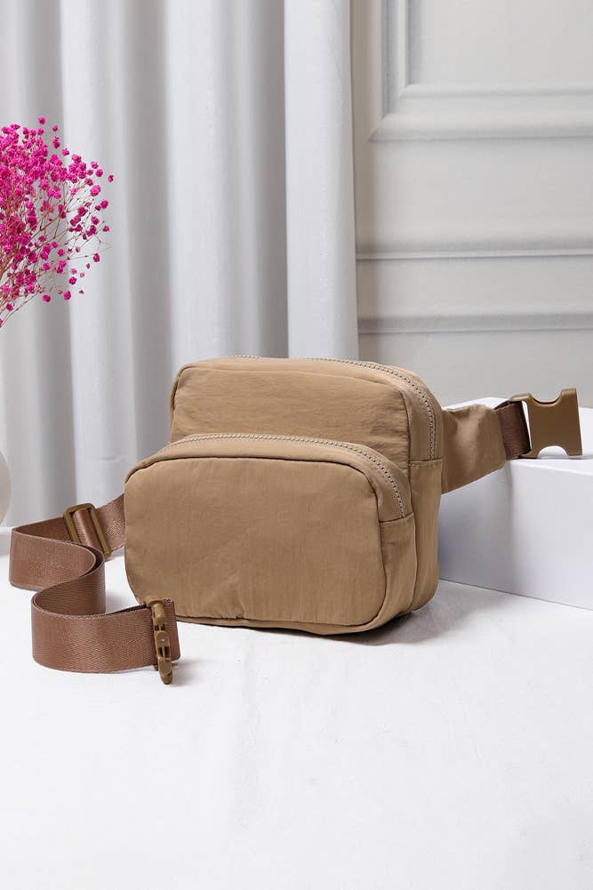 Hana – wholesale Midjeväska - Dam – Solid Dubbel dragkedja Fanny Pack10