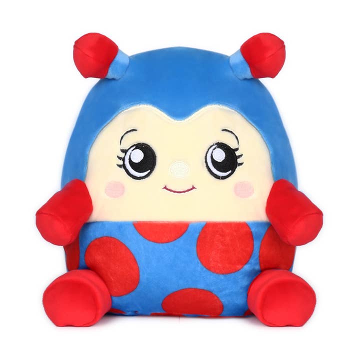 World Roller Toys - Wholesale Stuffed/Plush Toy - Kids & Baby - Lola the Ladybug Glow in the Dark 7.5" Super Soft Plush Toy0